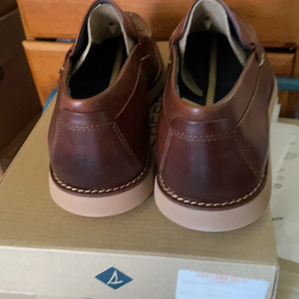 Sperry Brown Leather Penny Loafers
